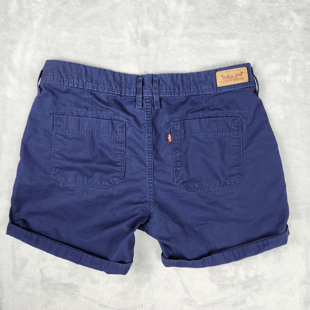 Levi's Women's Shorts Blue Lightweight Red Tab Size 30